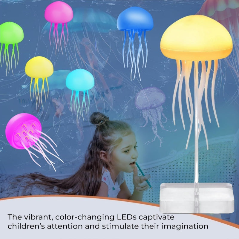 ZENQO™-CARTOON DANCING JELLYFISH NIGHT LIGHT