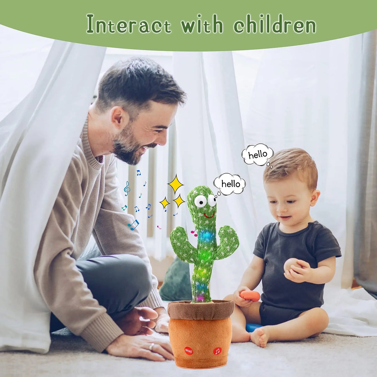 ZENQO™-Cacto Dancing Cactus Plush Toy