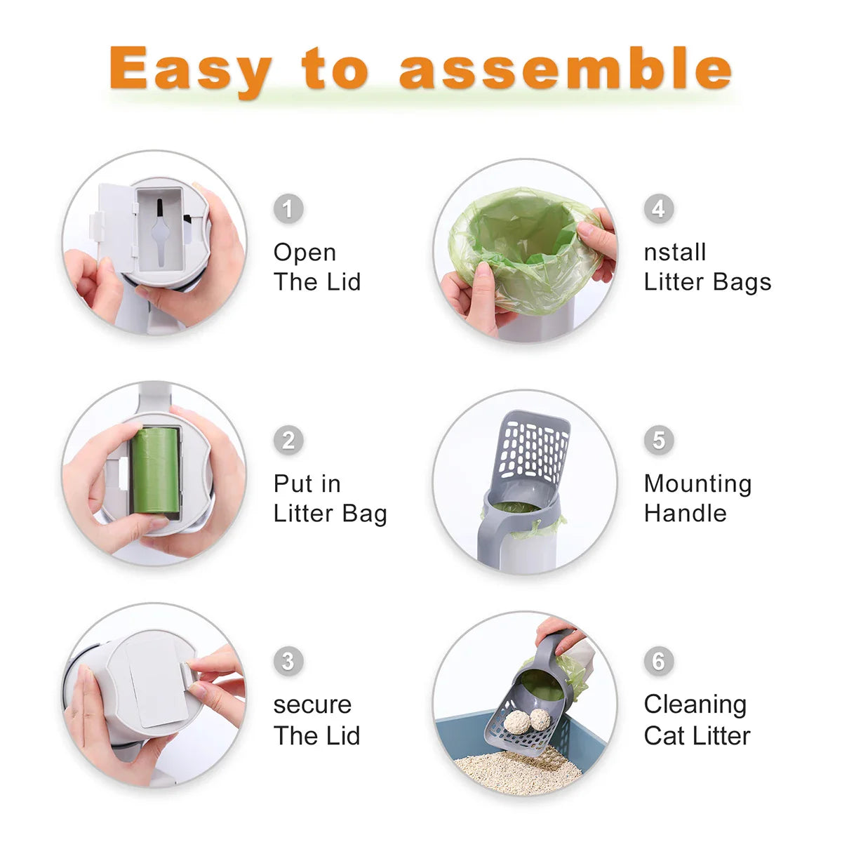 ZENQO™-CAT LITTER SCOOP