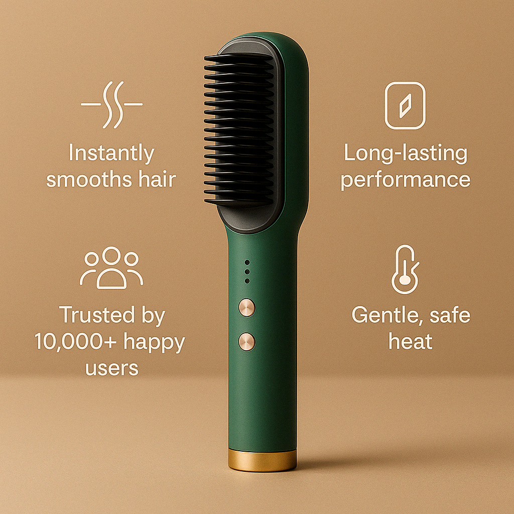 ZENQO™-Professional Hair Straightening Comb