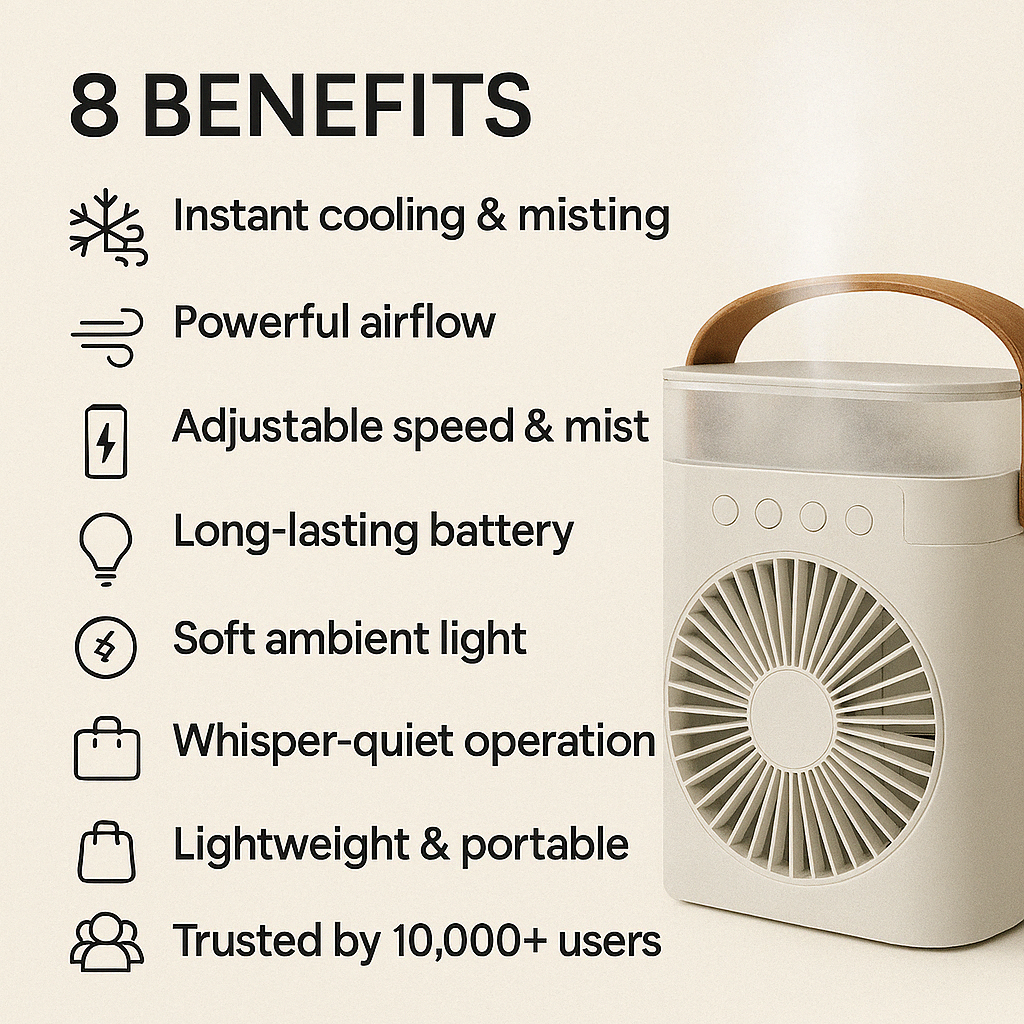 ZENQO™-Ice Air Cooling Fan
