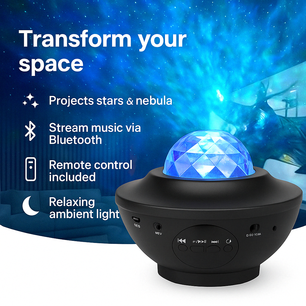ZENQO™-Galaxy Projector Lamp