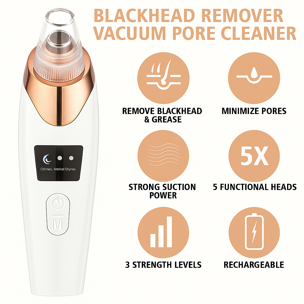 ZENQO™ – Electric Acne Pore Cleaner & Blackhead Remover