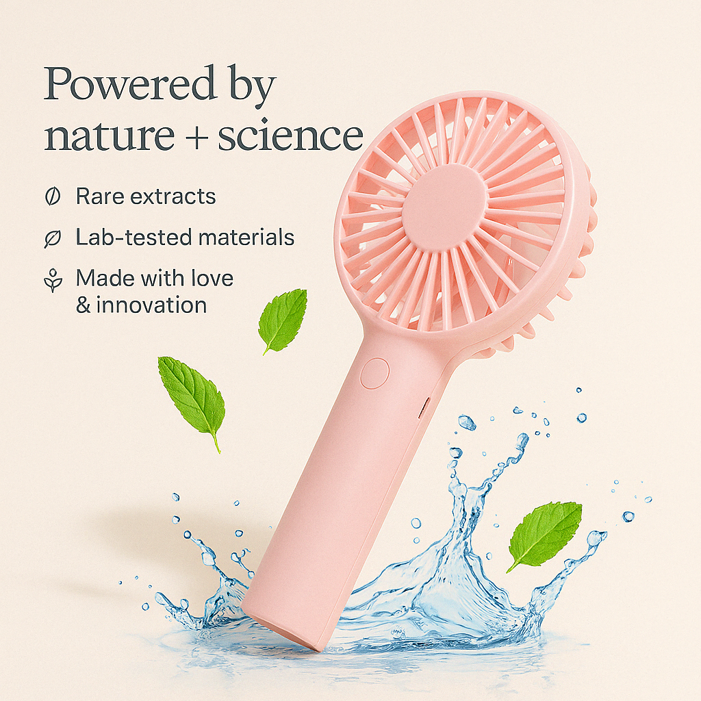 ZENQO™-Portable Handheld Mini Rechargeable Fan