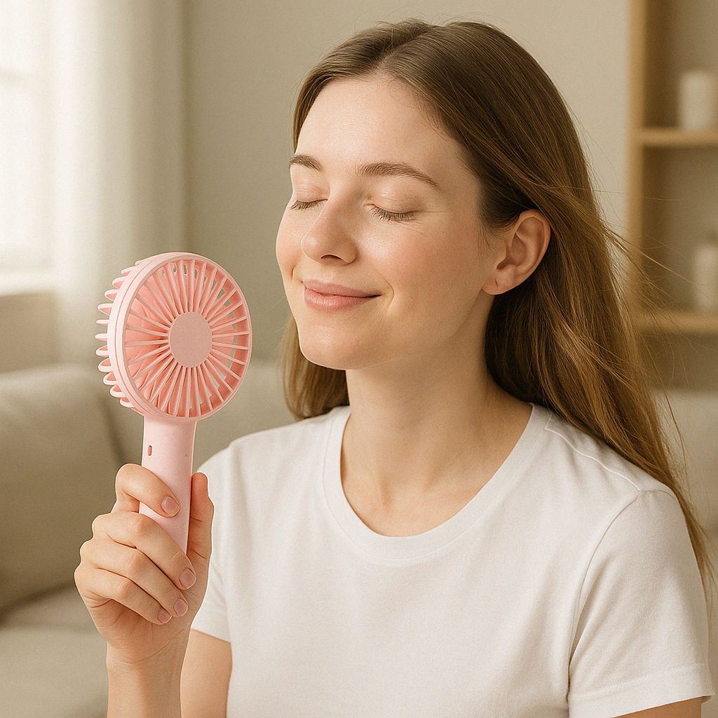 ZENQO™-Portable Handheld Mini Rechargeable Fan