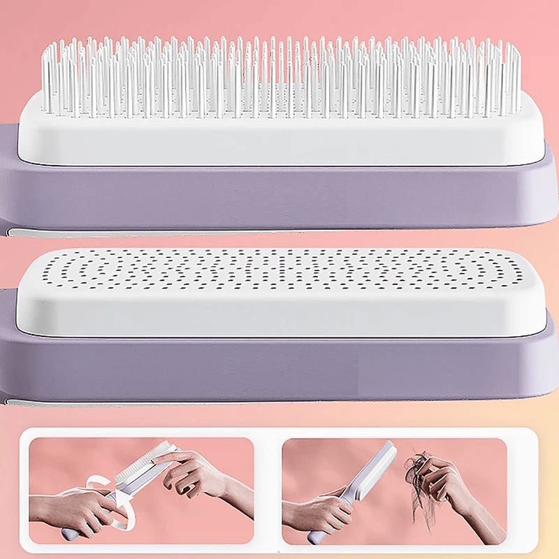 ZENQO™-SELF CLEANING HAIR COMB (IMPORTED)
