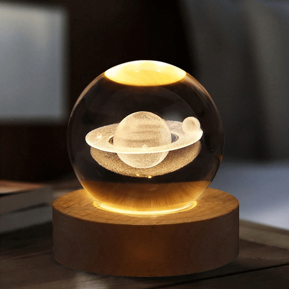 ZENQO™-Night Light Galaxy Crystal Ball Lamp