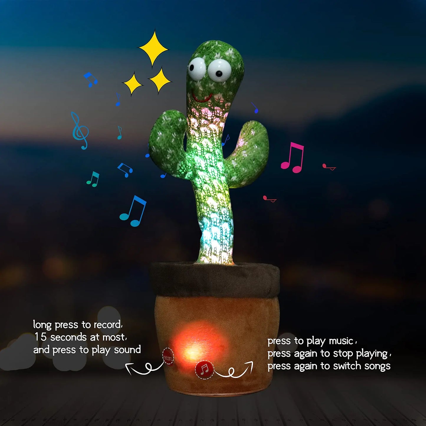 ZENQO™-Cacto Dancing Cactus Plush Toy