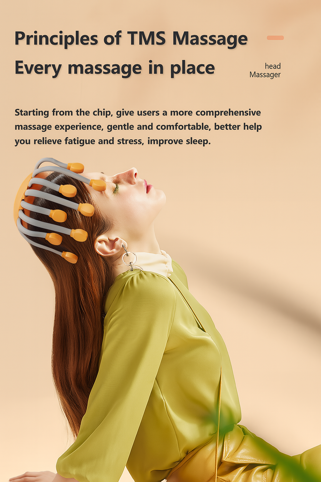 ZENQO™ – RED LIGHT HEAD MASSAGER OCTOPUS WITH 20 NODES