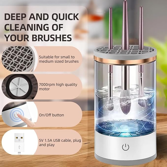ZENQO™-Electric Makeup Brush Cleaner