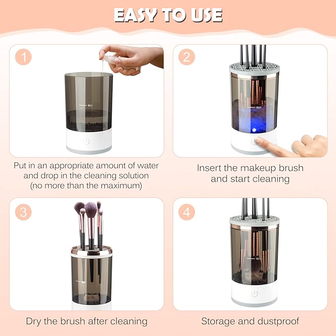 ZENQO™-Electric Makeup Brush Cleaner
