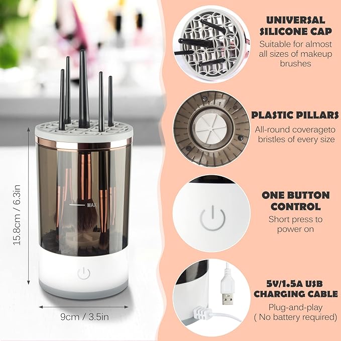 ZENQO™-Electric Makeup Brush Cleaner