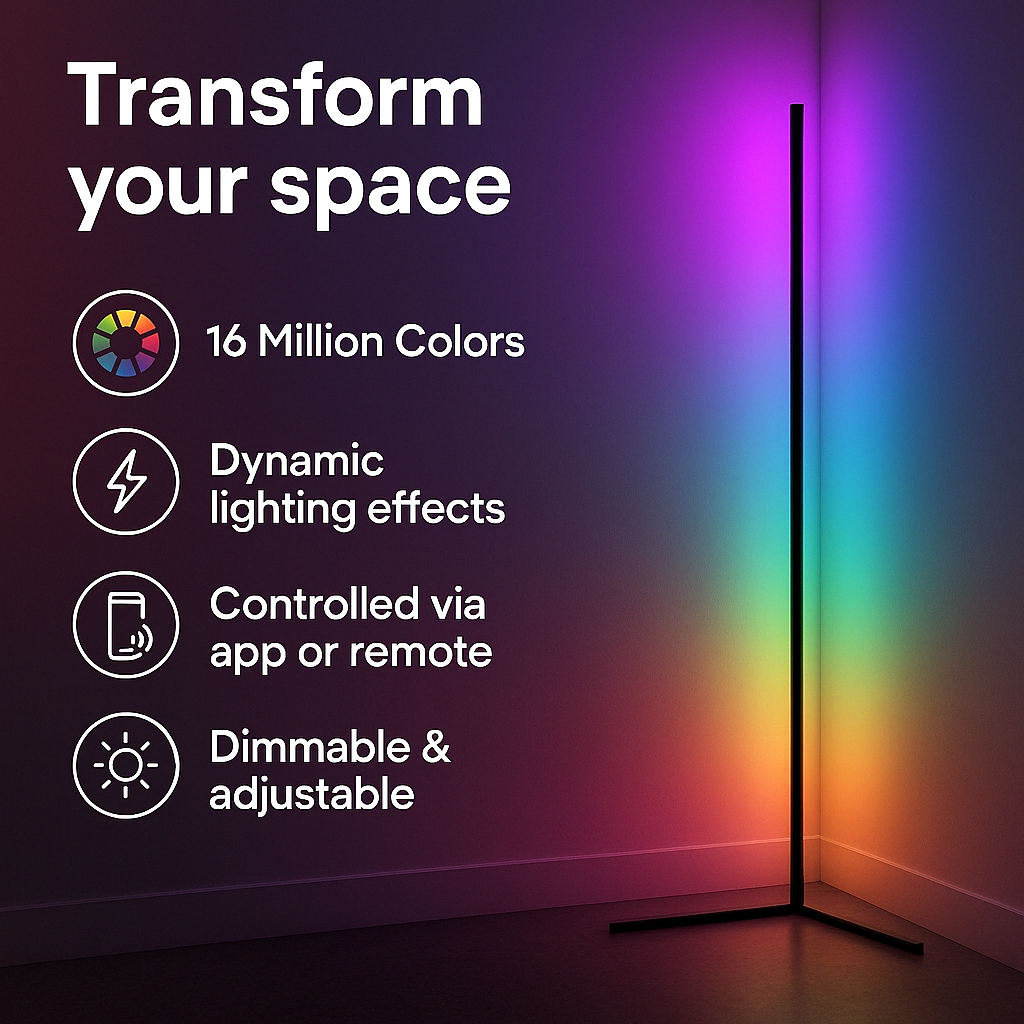 ZENQO™-LED Corner Floor Lamp