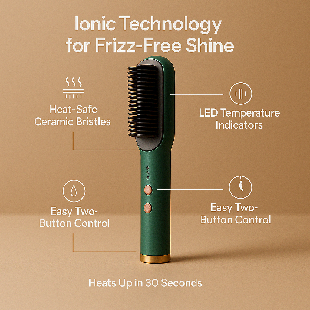 ZENQO™-Professional Hair Straightening Comb